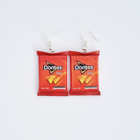 Doritos Cheese Supreme earrings