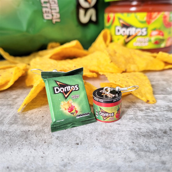 Doritos and Salsa earrings