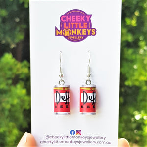 Duff Beer earrings