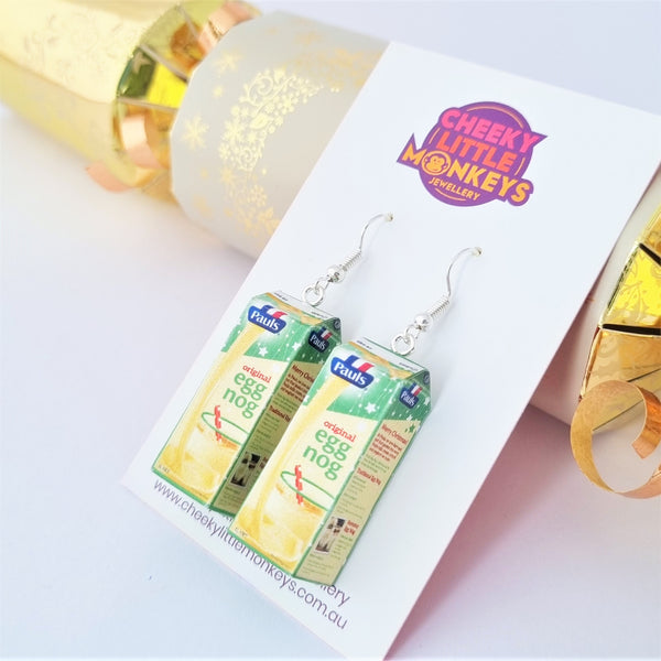 Egg Nog earrings