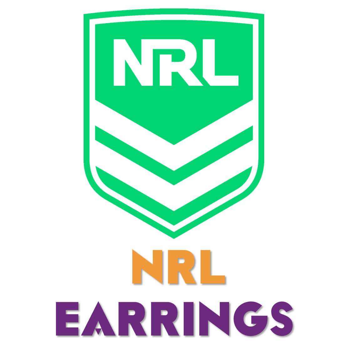 NRL team earrings