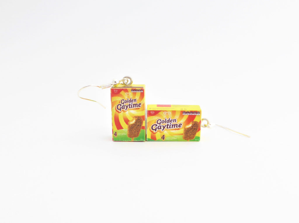 Golden Gaytime earrings