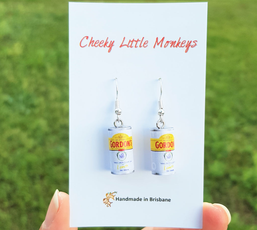 Gordon's Gin earrings