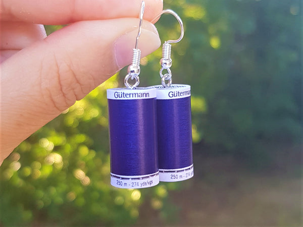 Gütermann Thread earrings (2 colours)