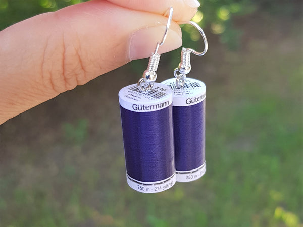 Gütermann Thread earrings (2 colours)