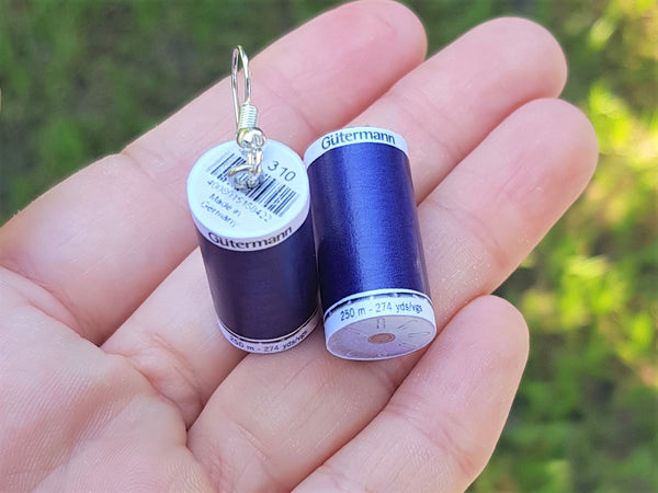 Gütermann Thread earrings (2 colours)