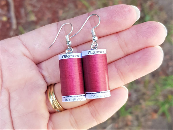 Gütermann Thread earrings (2 colours)