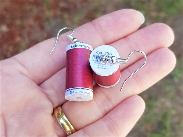 Gütermann Thread earrings (2 colours)
