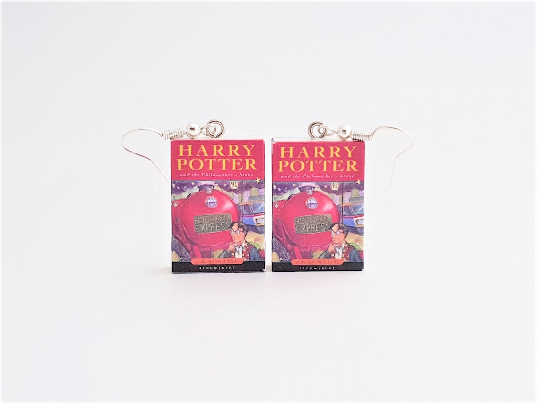 Harry Potter & the Philosopher's Stone book earrings