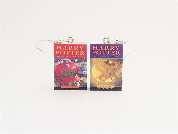 Harry Potter & the Philosopher's Stone book earrings