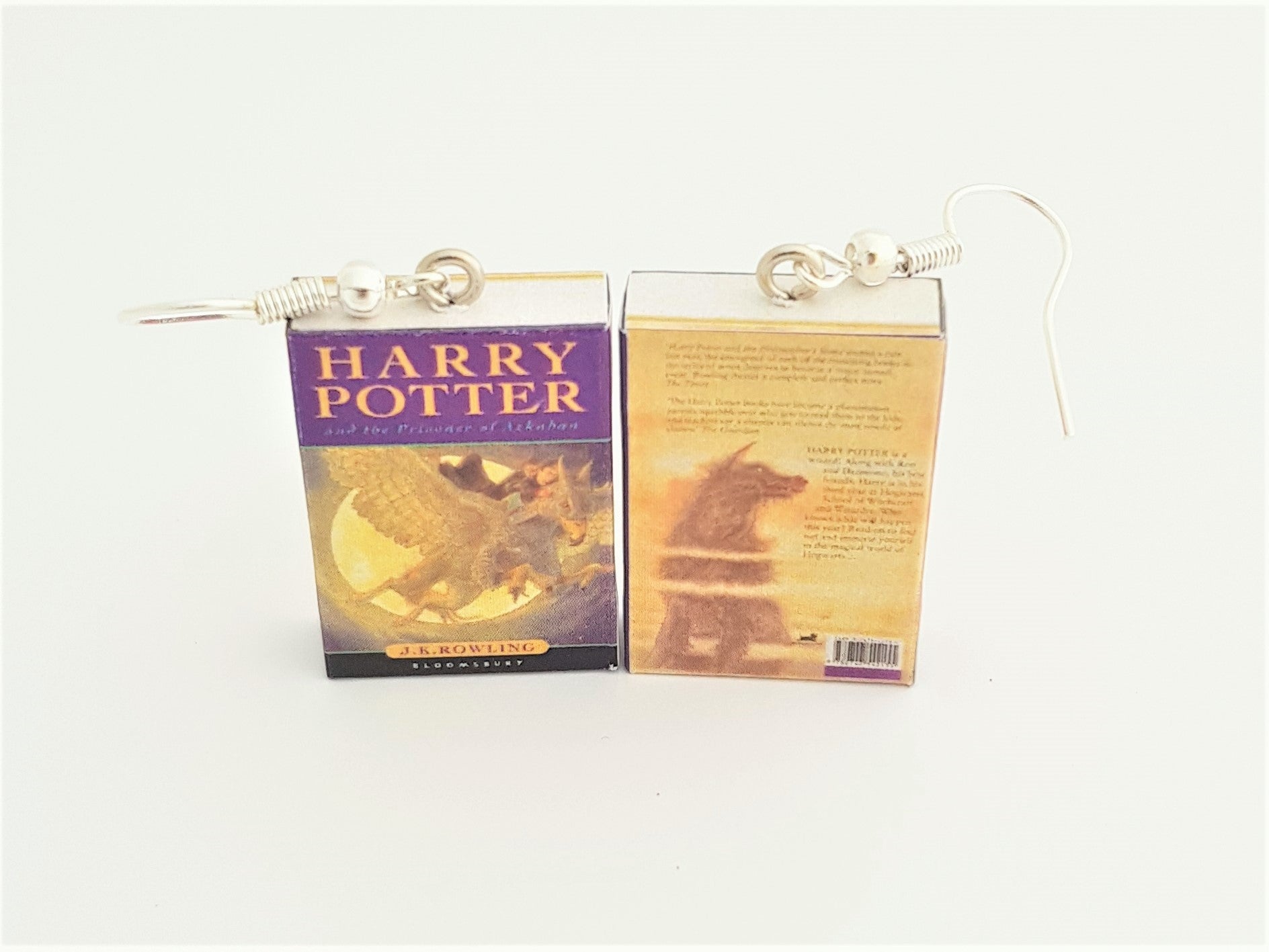 Harry Potter & the Prisoner of Azkaban book earrings