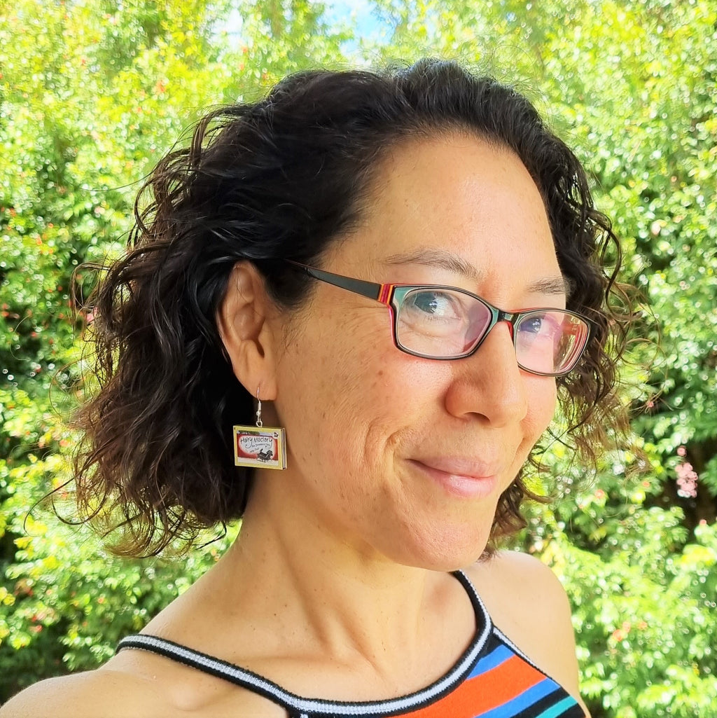 Hairy Maclary book earrings