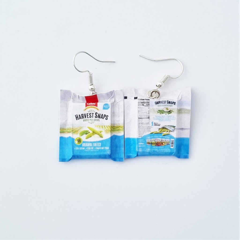 Harvest Snaps Pea Crisps earrings