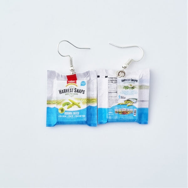 Harvest Snaps Pea Crisps earrings