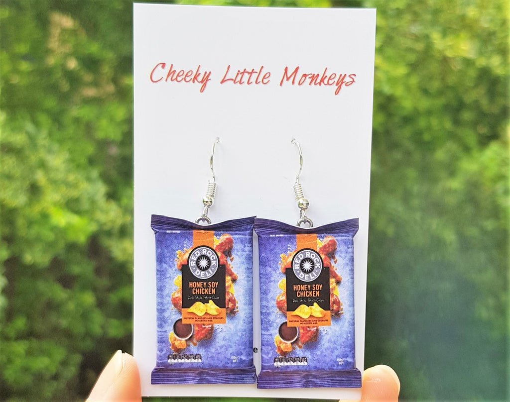 Red Rock Deli Honey Soy Chips earrings