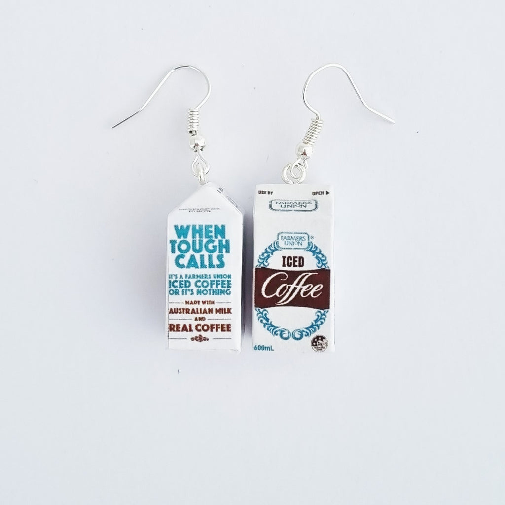 Farmers Union Iced Coffee earrings