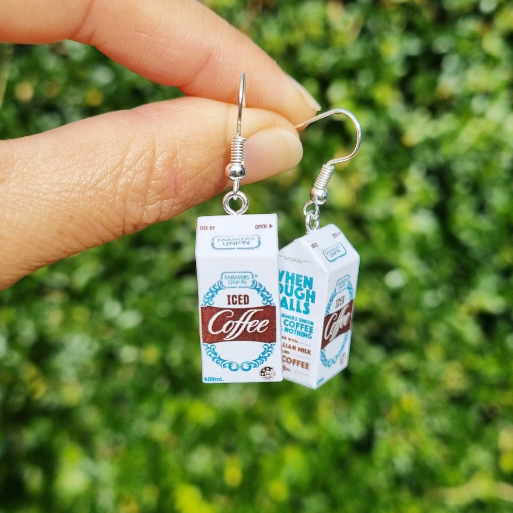 Farmers Union Iced Coffee earrings