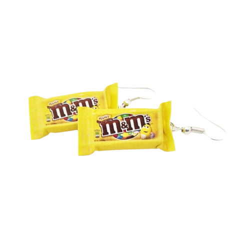 M&M's Peanut earrings