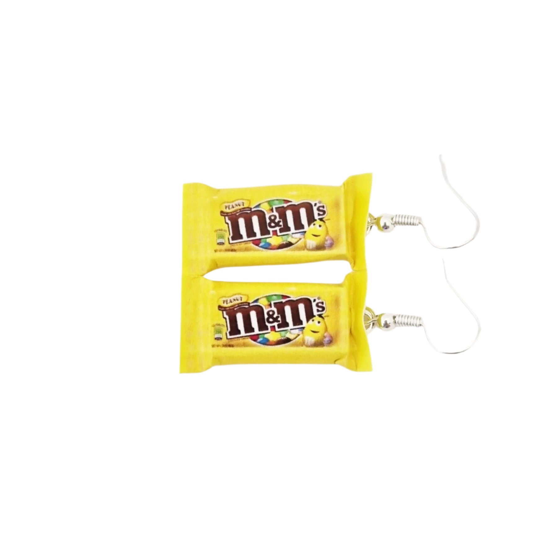 M&M's Peanut earrings
