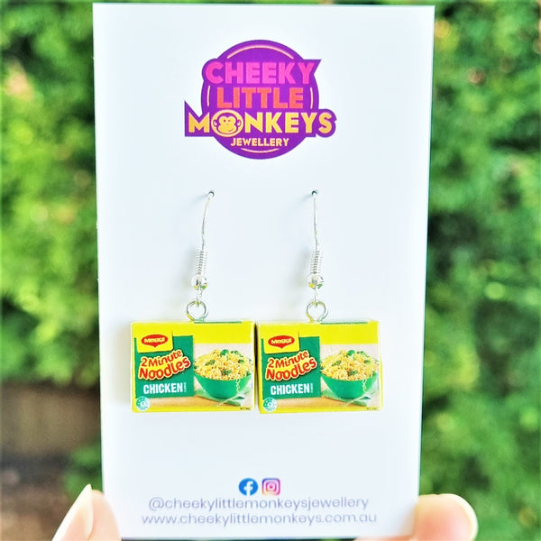 Maggi 2 Minute Noodles earrings