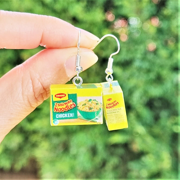 Maggi 2 Minute Noodles earrings