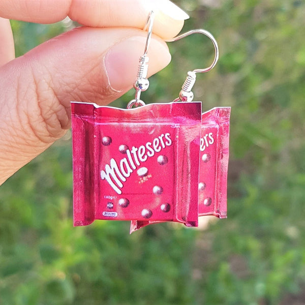 Maltesers earrings