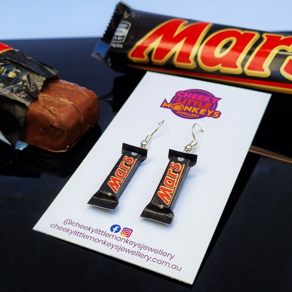 Mars Bar earrings