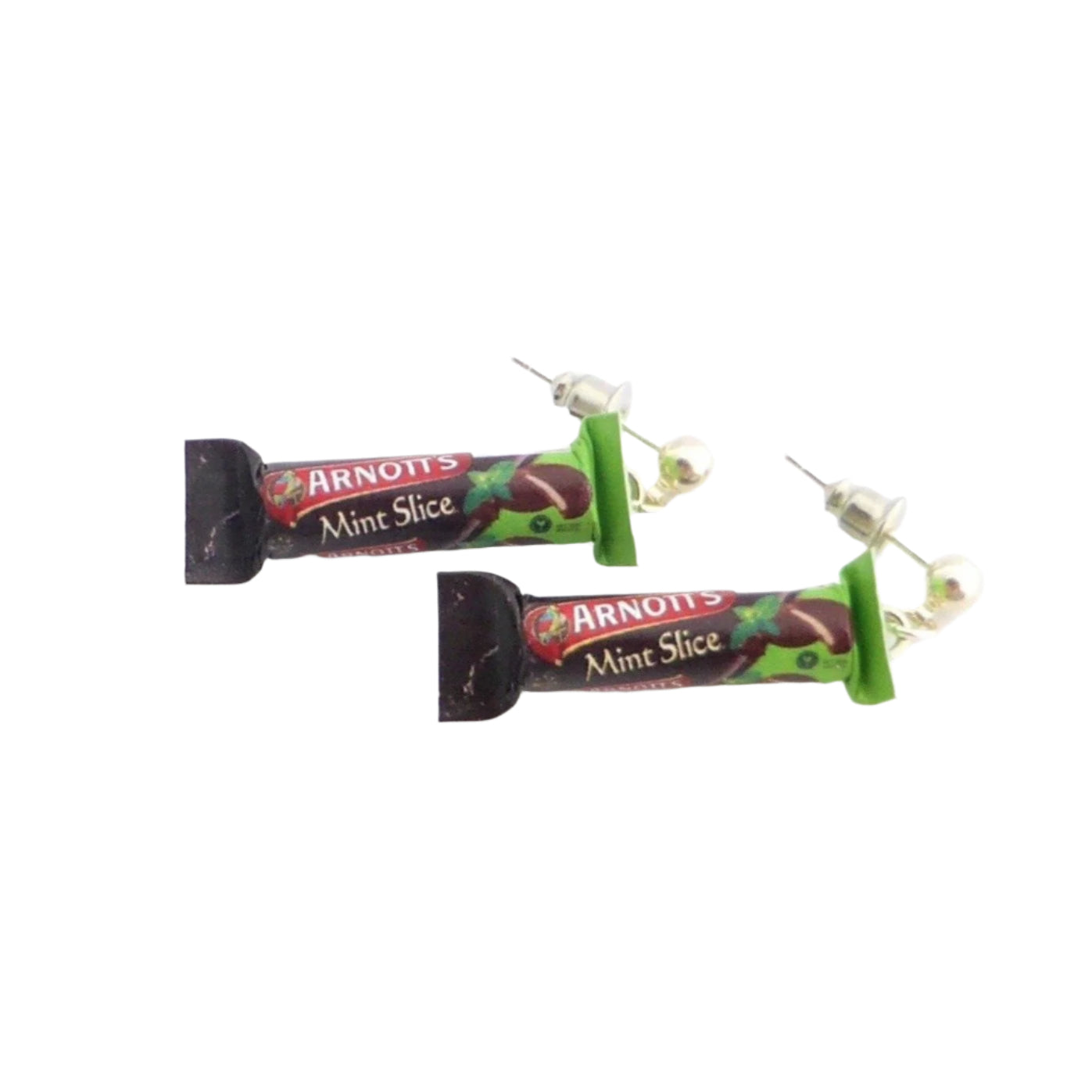 Mint Slice earrings