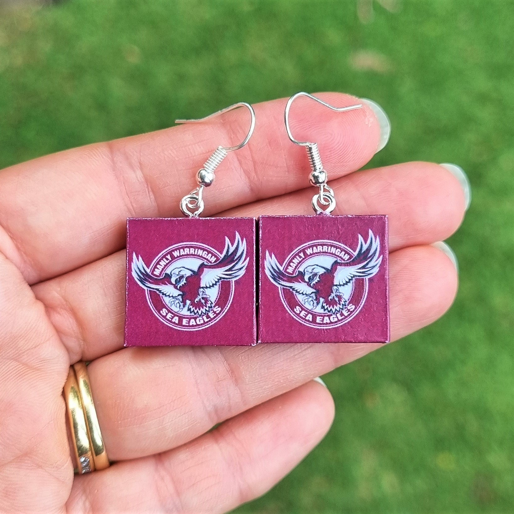 NRL team earrings