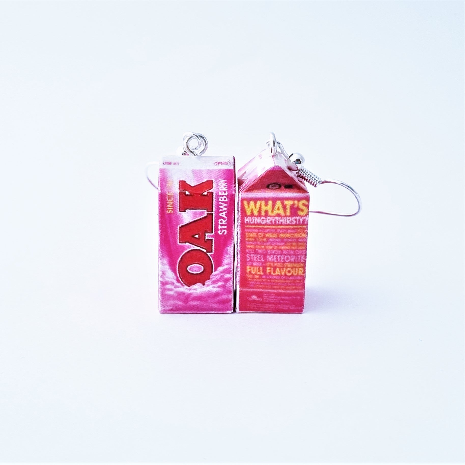 Oak Strawberry Milk earrings