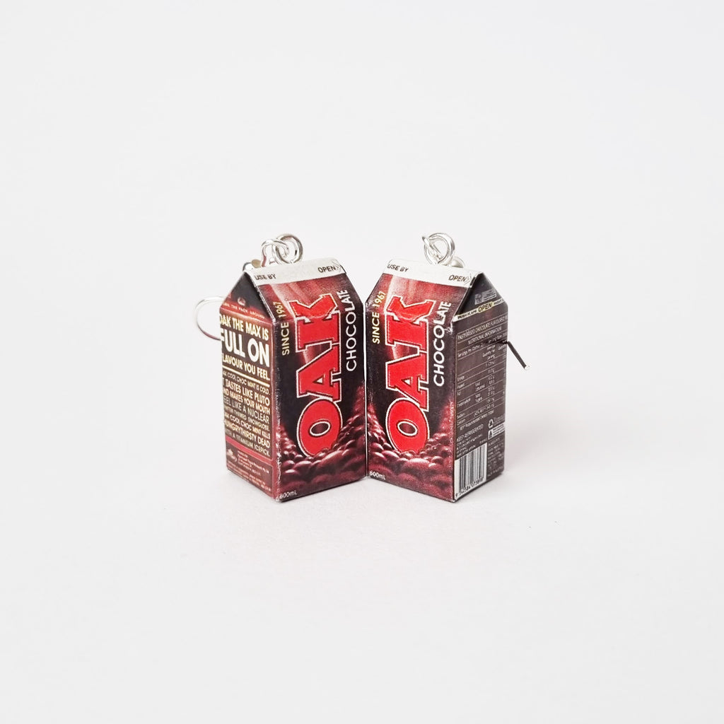 Oak Chocolate Milk earrings
