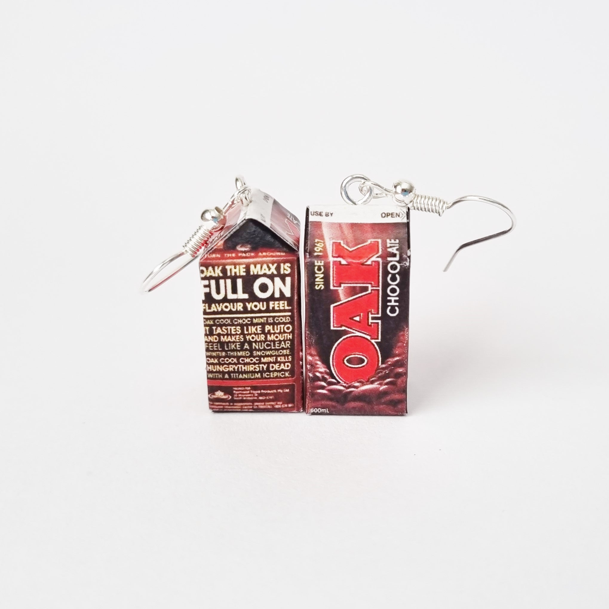 Oak Chocolate Milk earrings