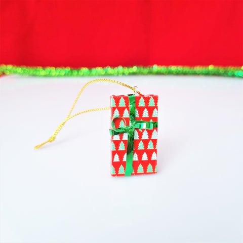 Christmas Tree Ornament - Red Present