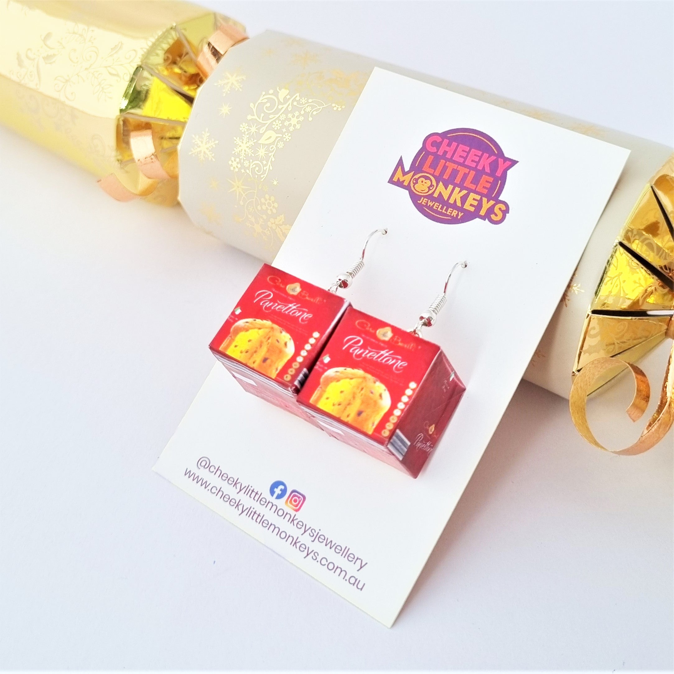 Panettone earrings