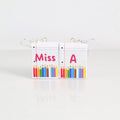 Personalised Teacher earrings