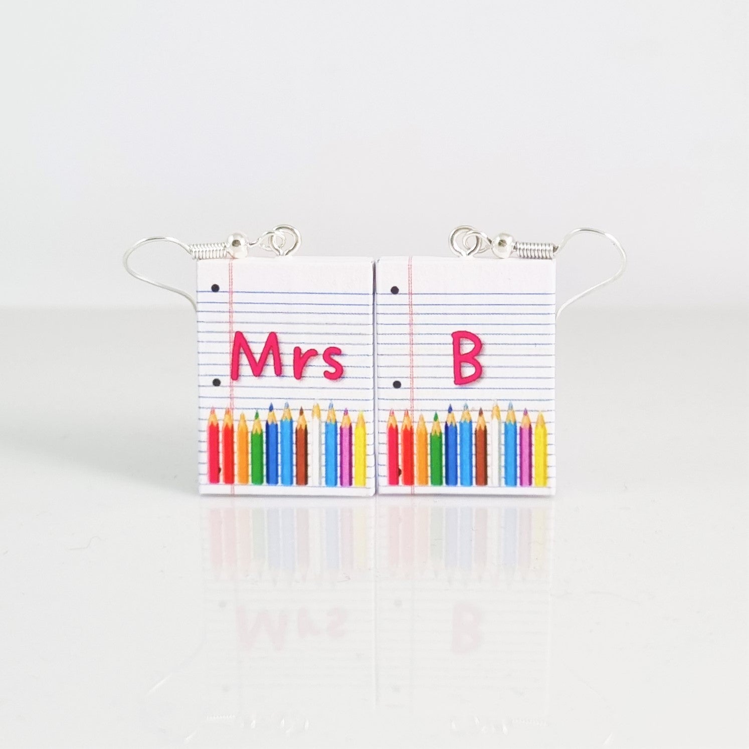 Personalised Teacher earrings