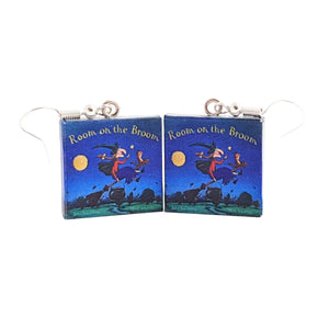 Room on the Broom book earrings