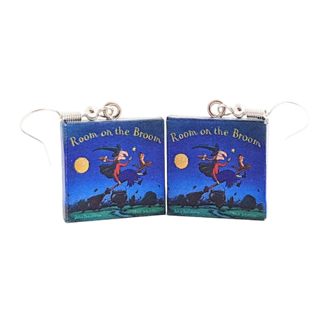 Room on the Broom book earrings