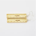 'You Rule' Ruler earrings