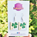 Irish Shamrock earrings