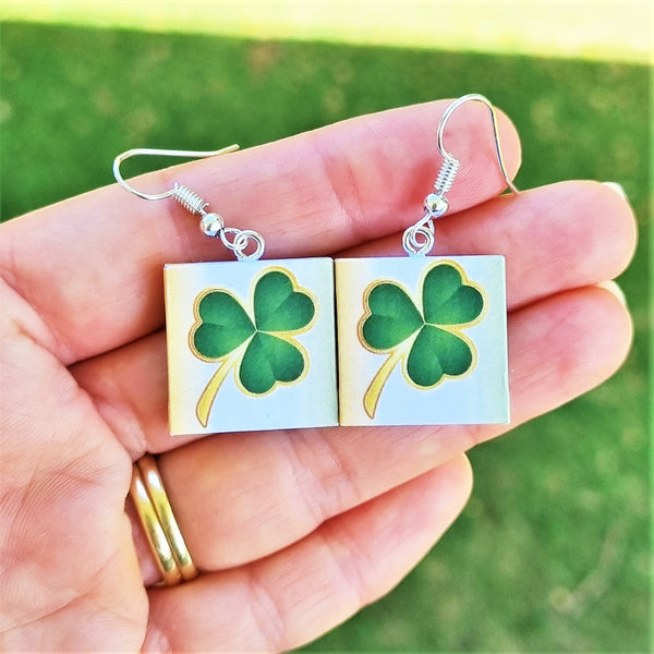Irish Shamrock earrings