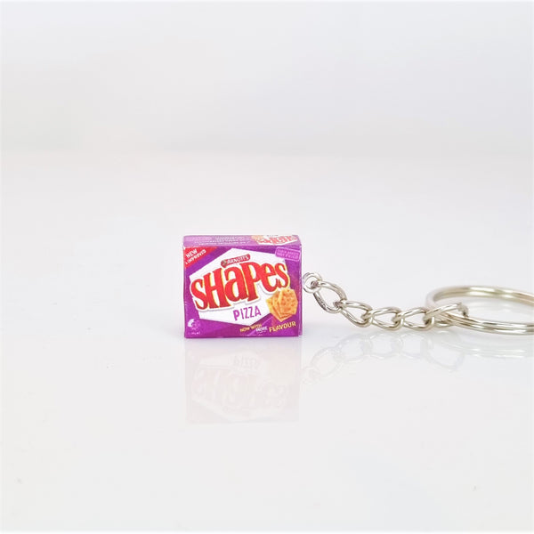 Pizza Shapes keyring