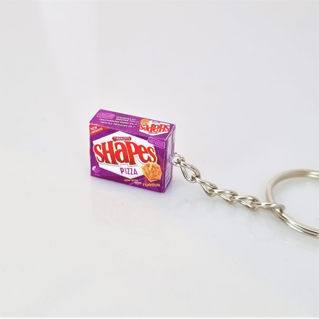 Pizza Shapes keyring