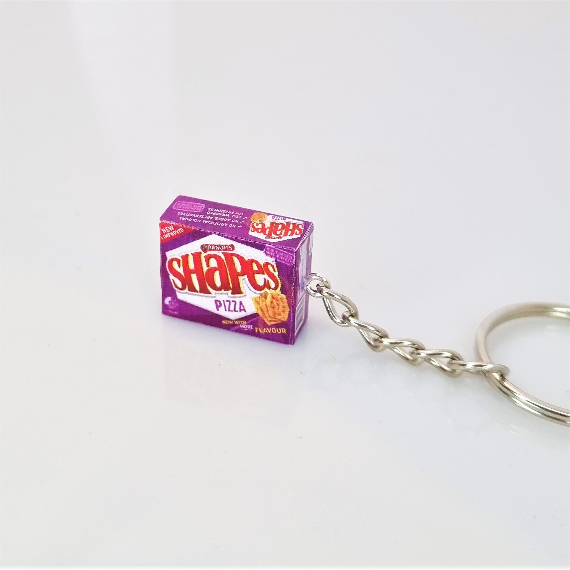 Pizza Shapes keyring