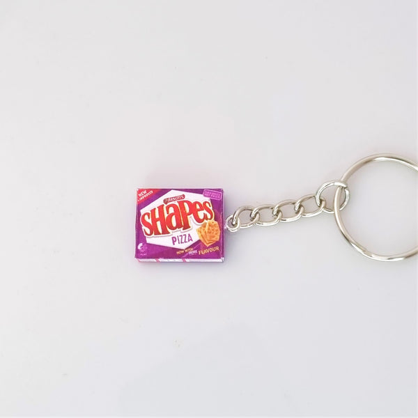 Pizza Shapes keyring