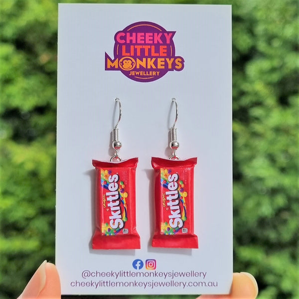 Skittles earrings