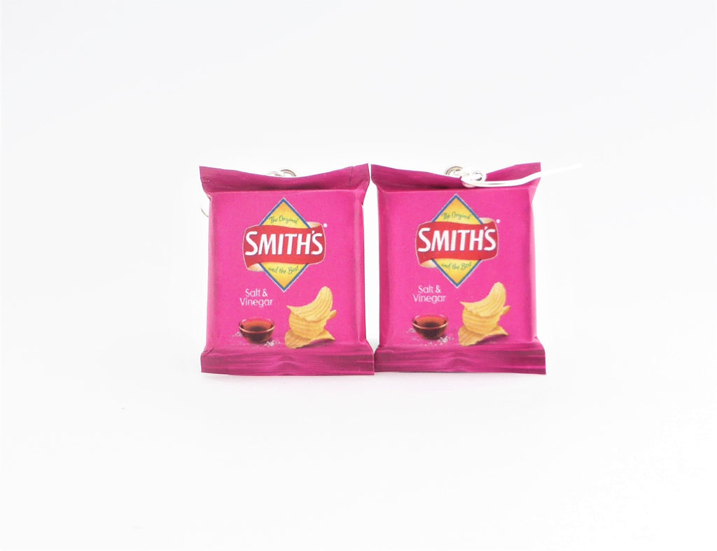 Smiths Salt & Vinegar Chips earrings