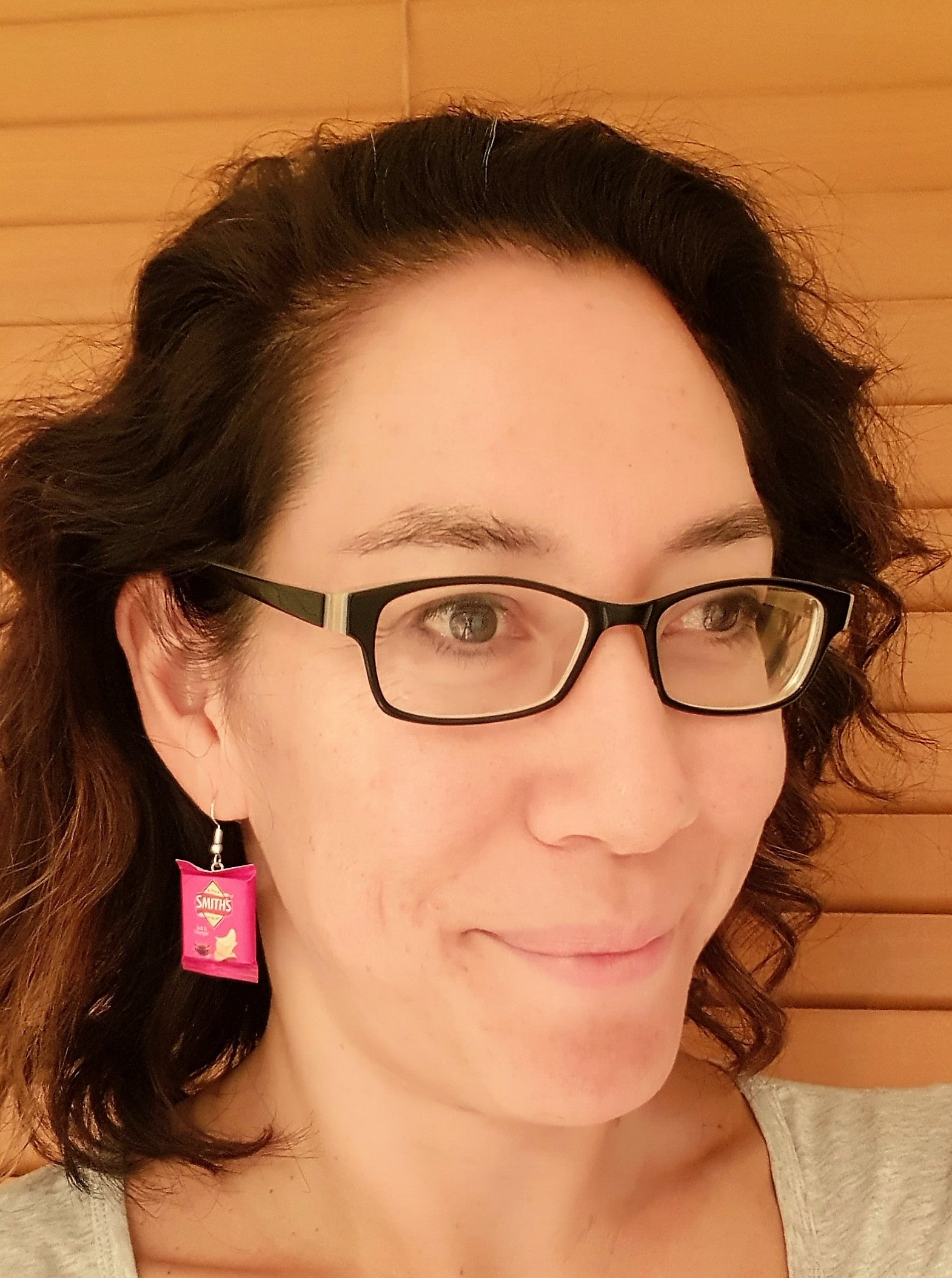 Smiths Salt & Vinegar Chips earrings