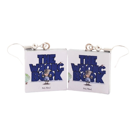 The Wrong Book book earrings