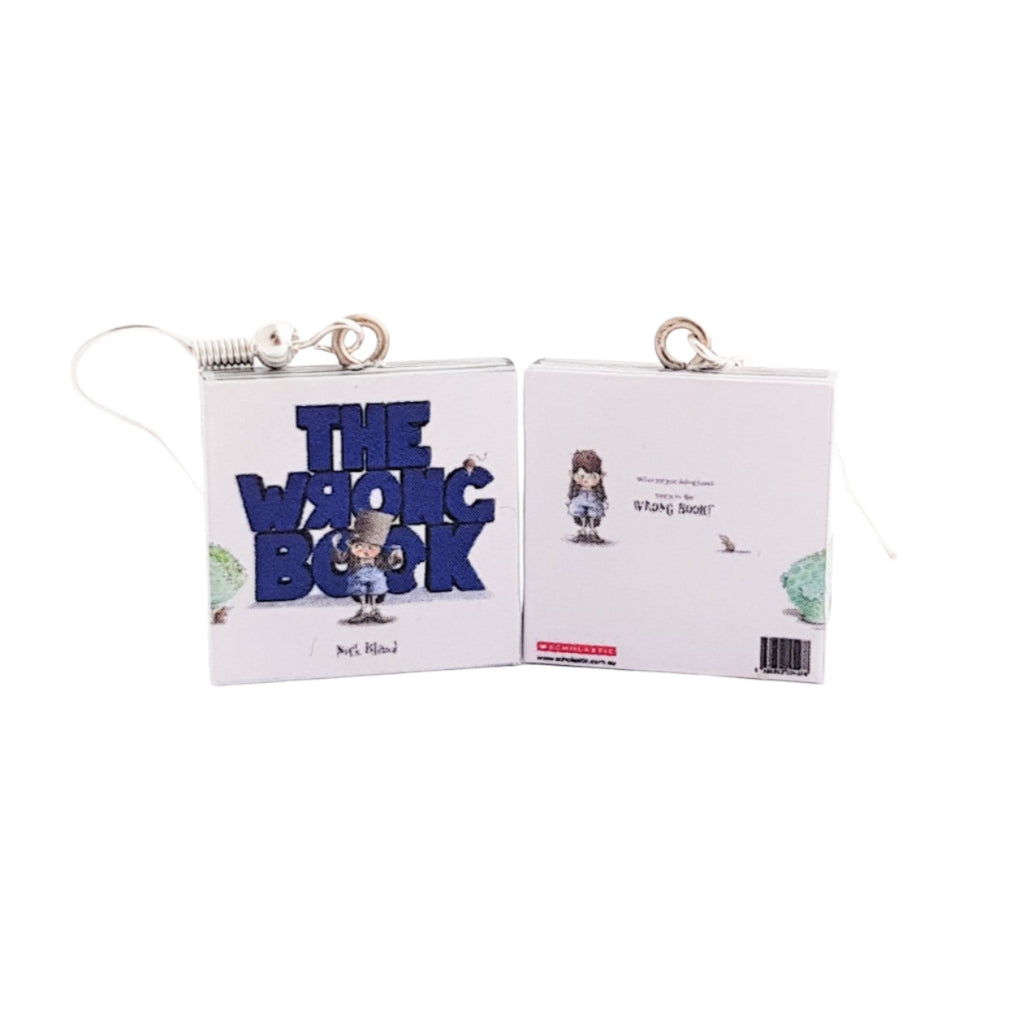 The Wrong Book book earrings